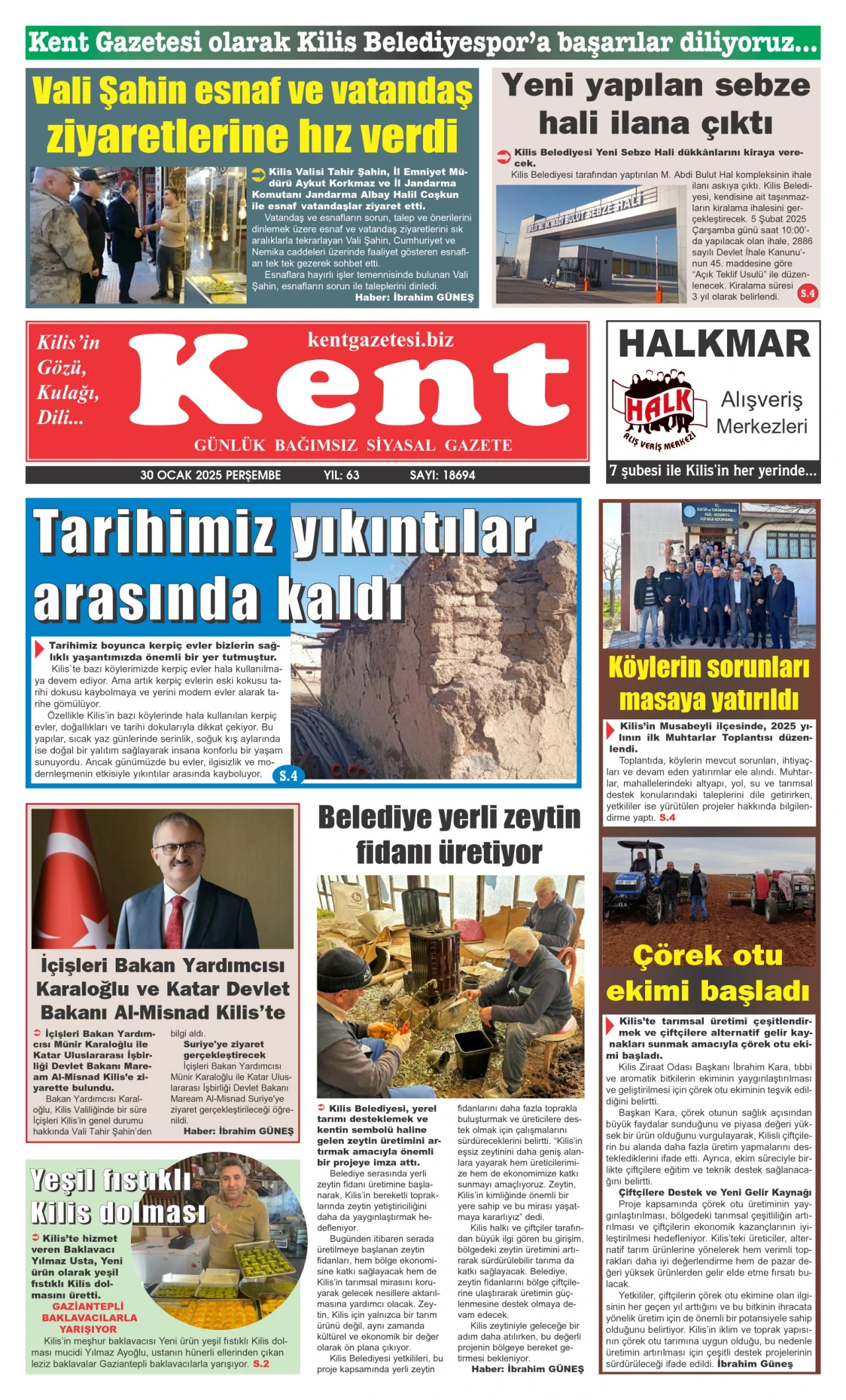 30.01.2025 E-GAZETE