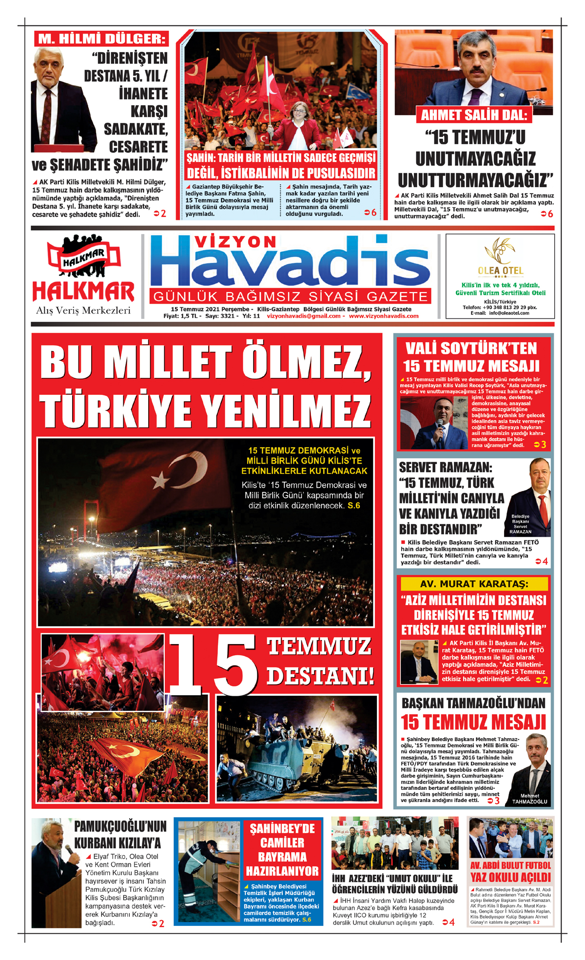15.07.2021 E-GAZETE
