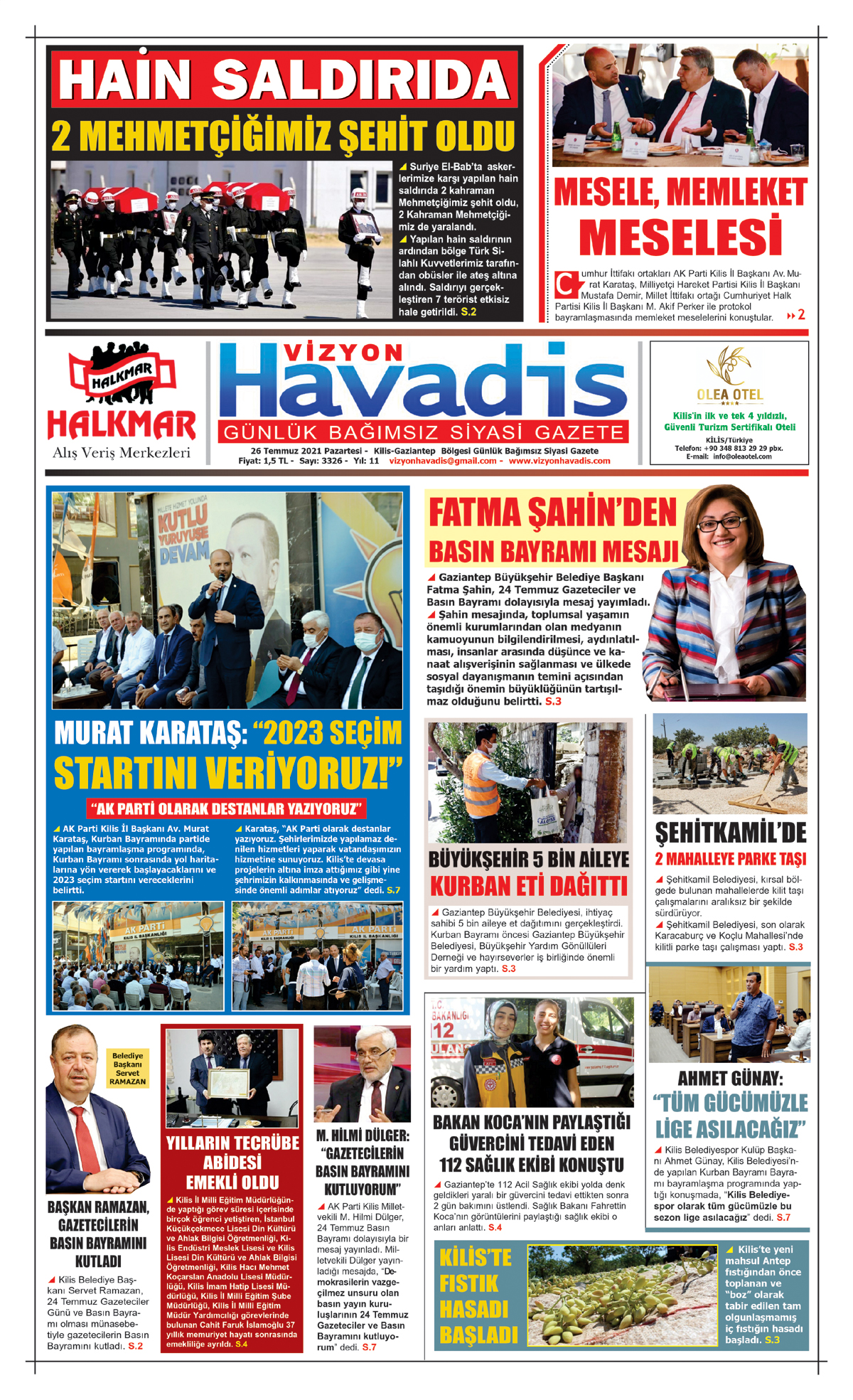 26.07.2021 E-GAZETE