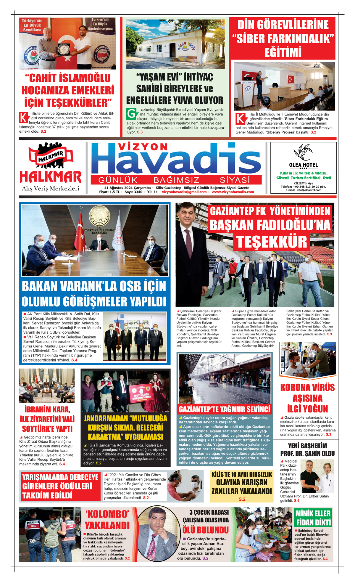 11.08.2021 E-GAZETE