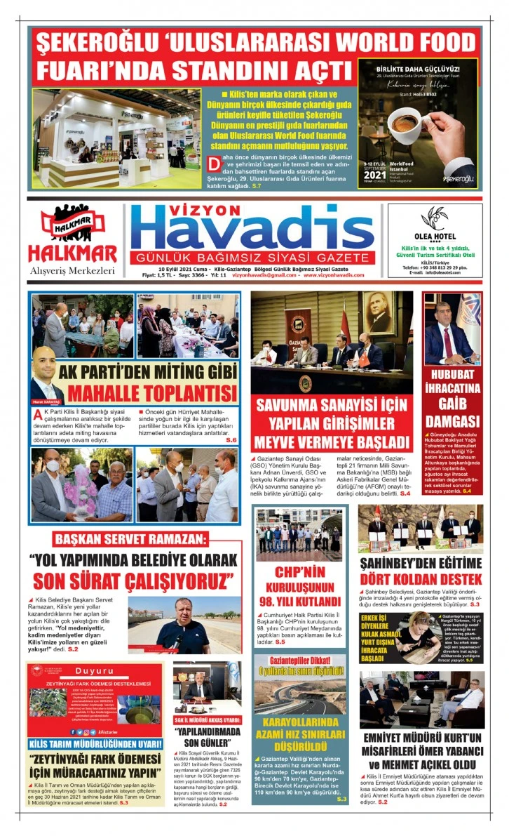 10.09.2021 E-GAZETE
