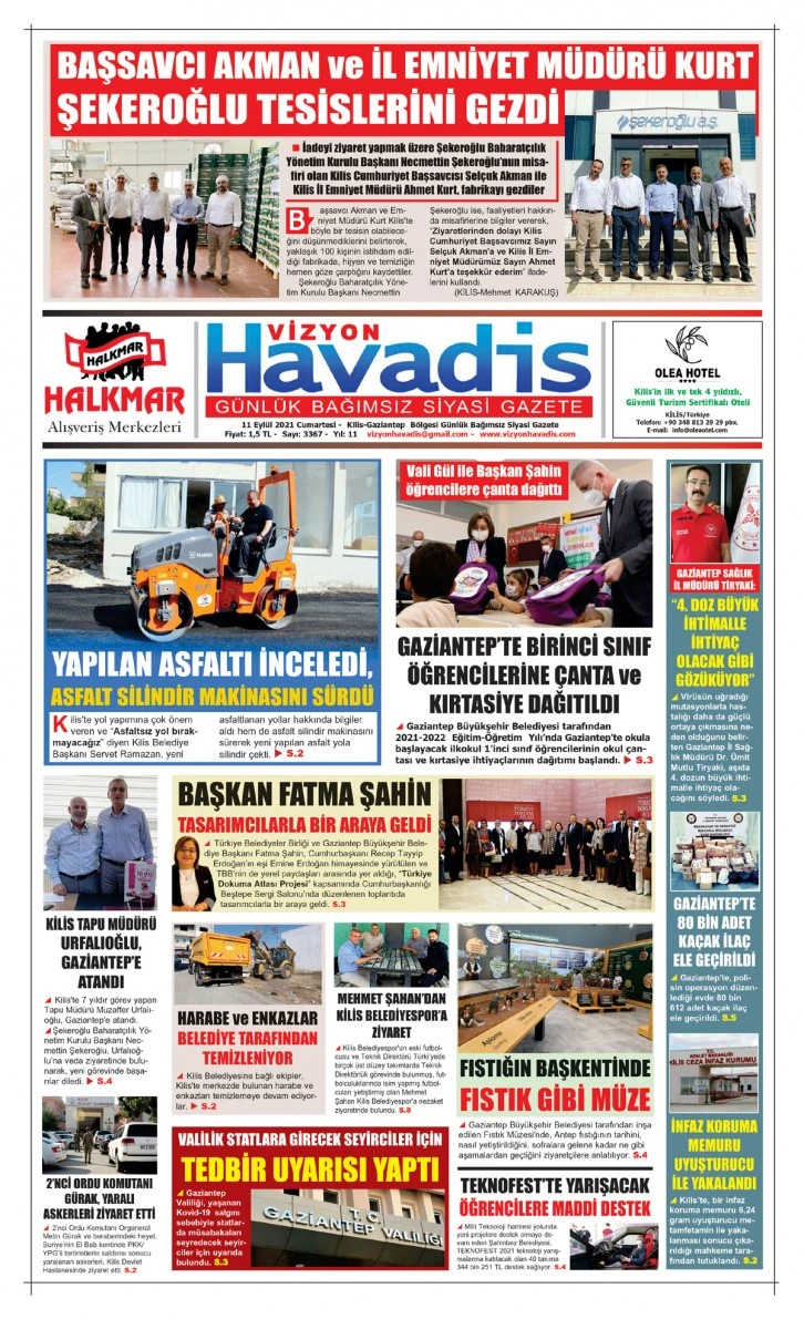 11.09.2021 E-GAZETE