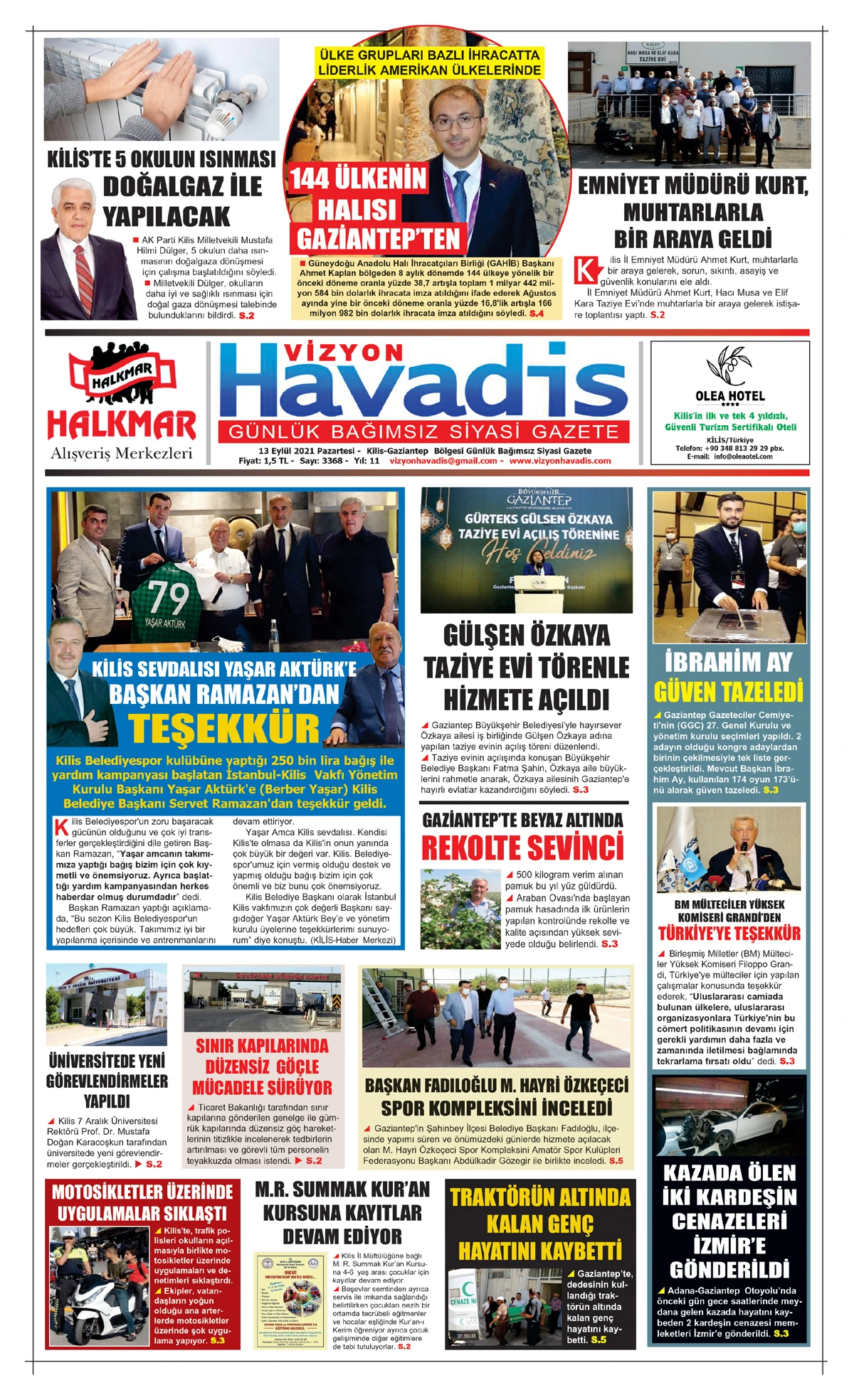 13.09.2021 E-GAZETE