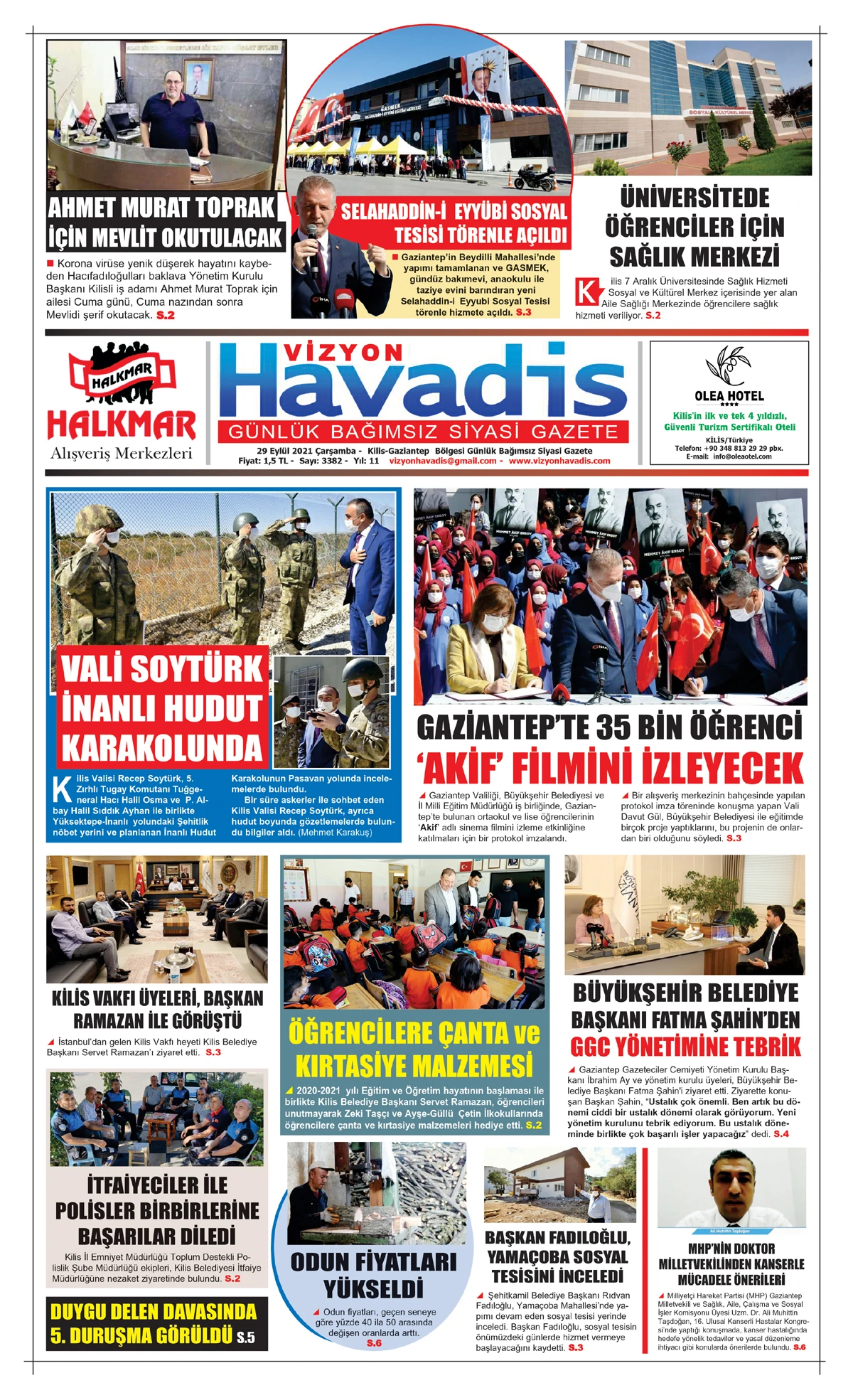 29.09.2021 E-GAZETE
