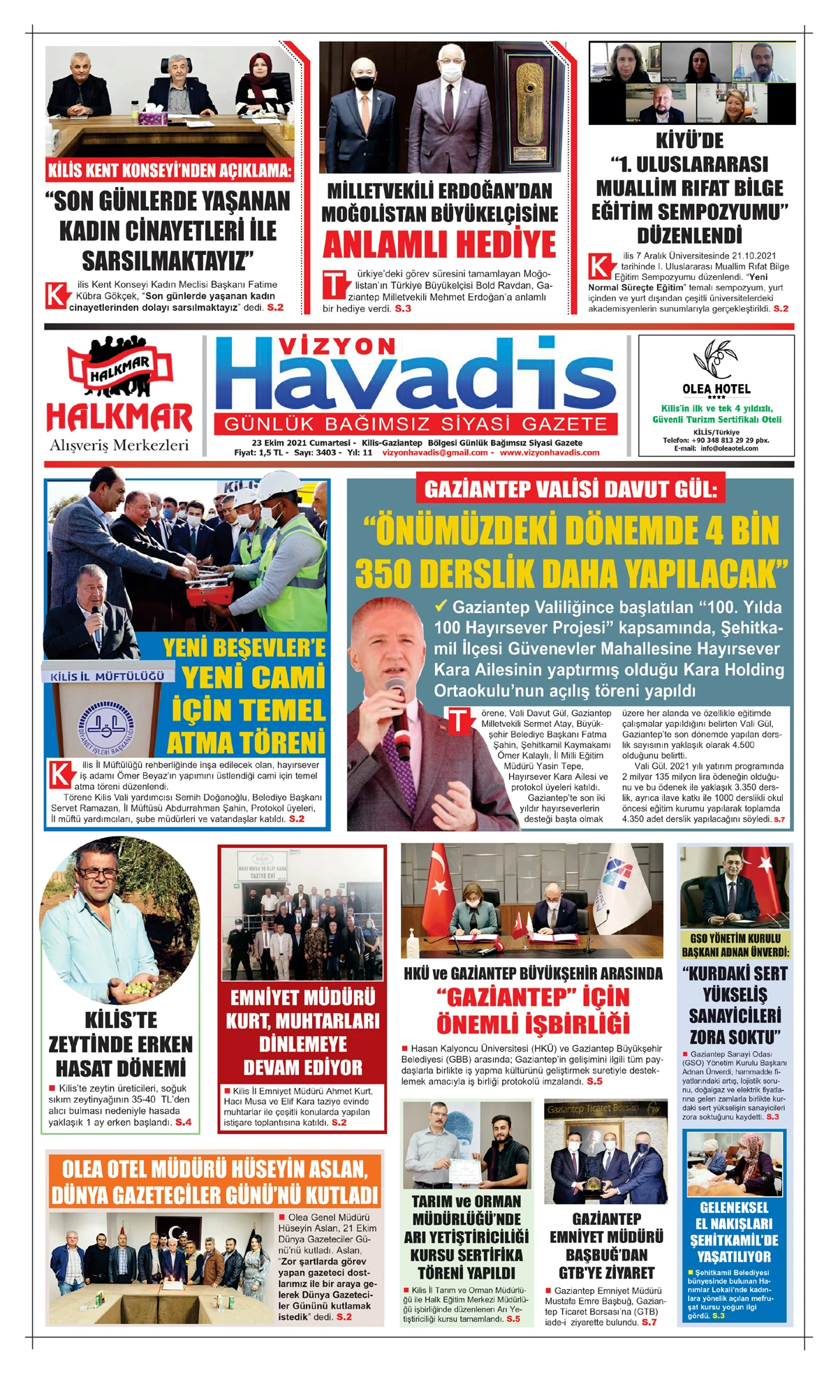 23.10.2021 E-GAZETE