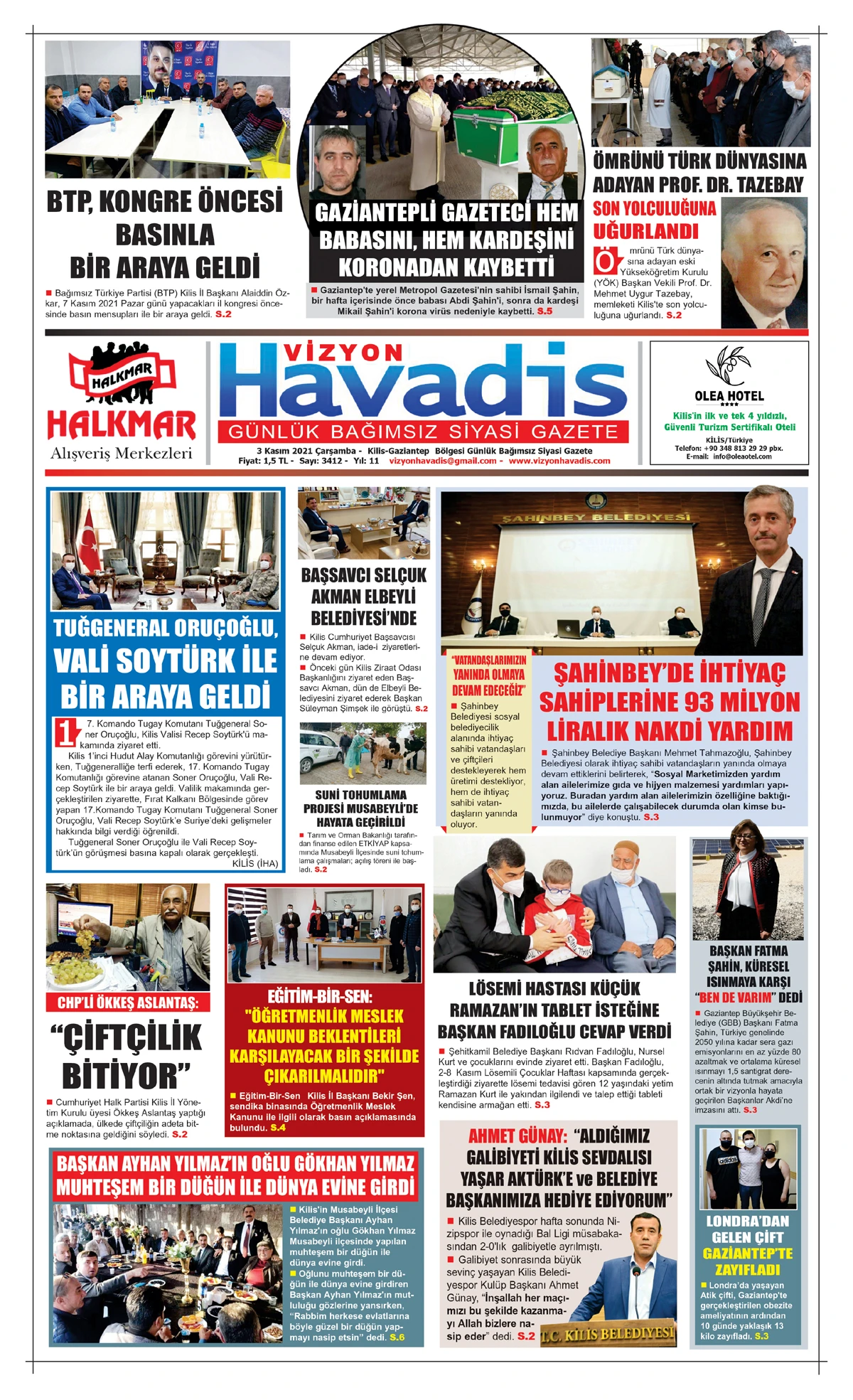03.11.2021 E-GAZETE