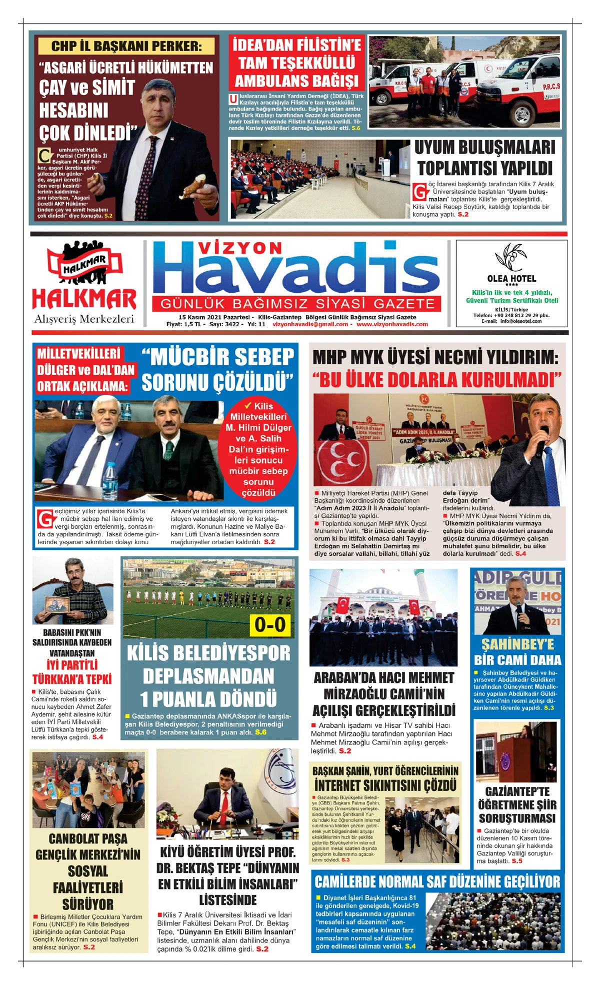 15.11.2021 E-GAZETE