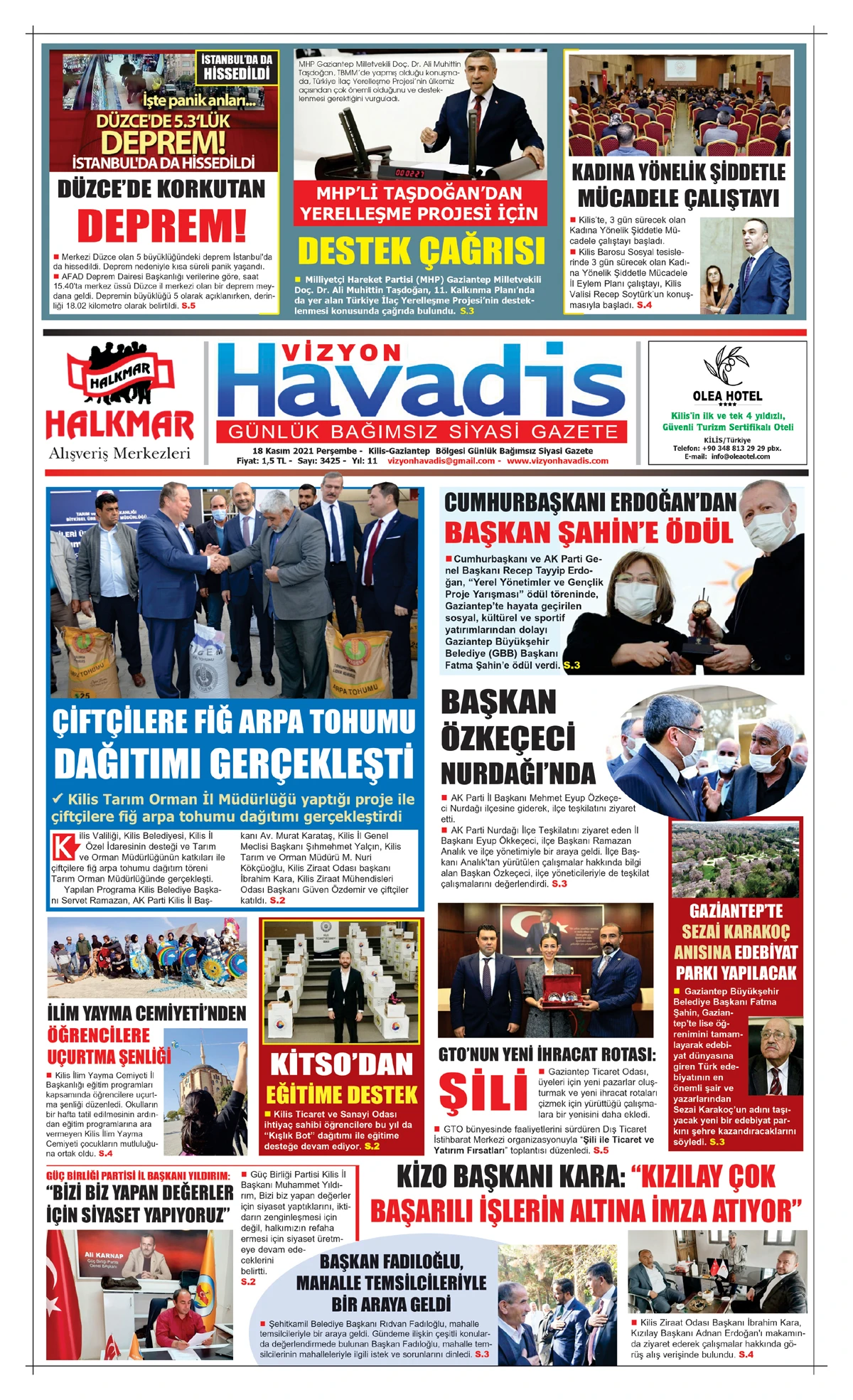 18.11.2021 E-GAZETE