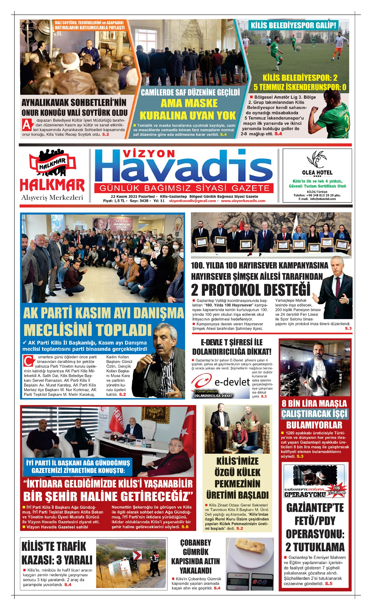22.11.2021 E-GAZETE
