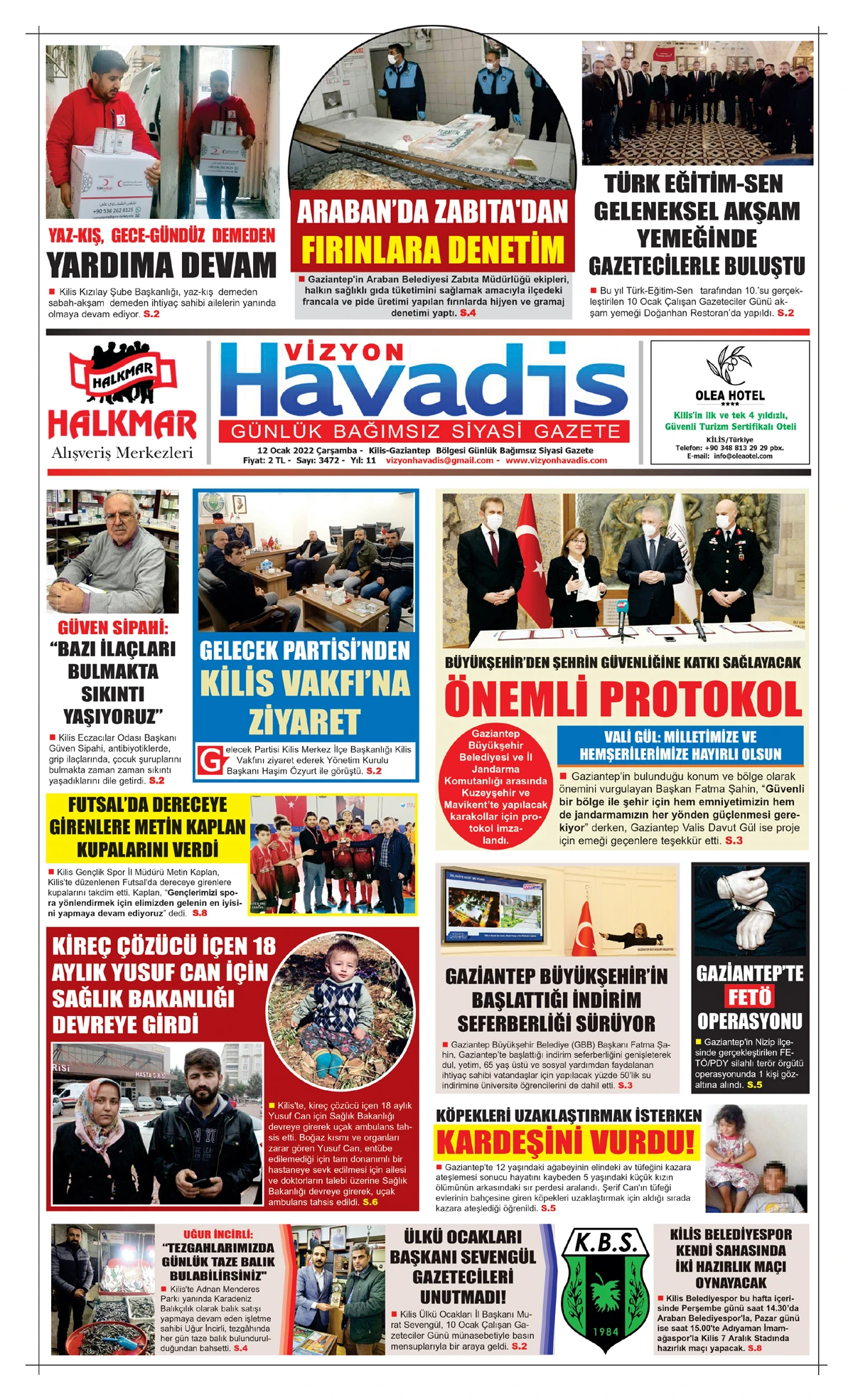 12.01.2022 E-GAZETE