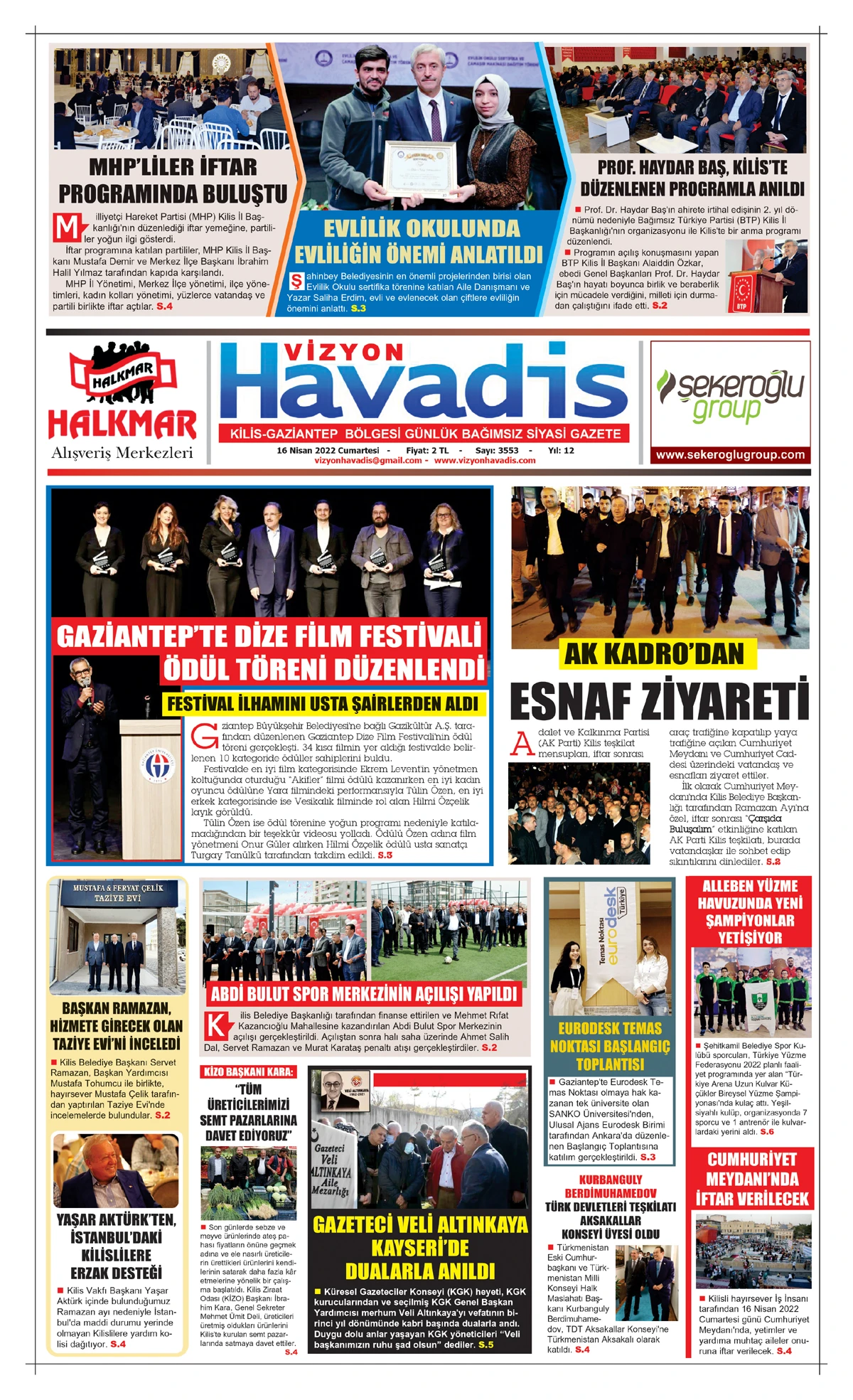16.04.2022 E-GAZETE
