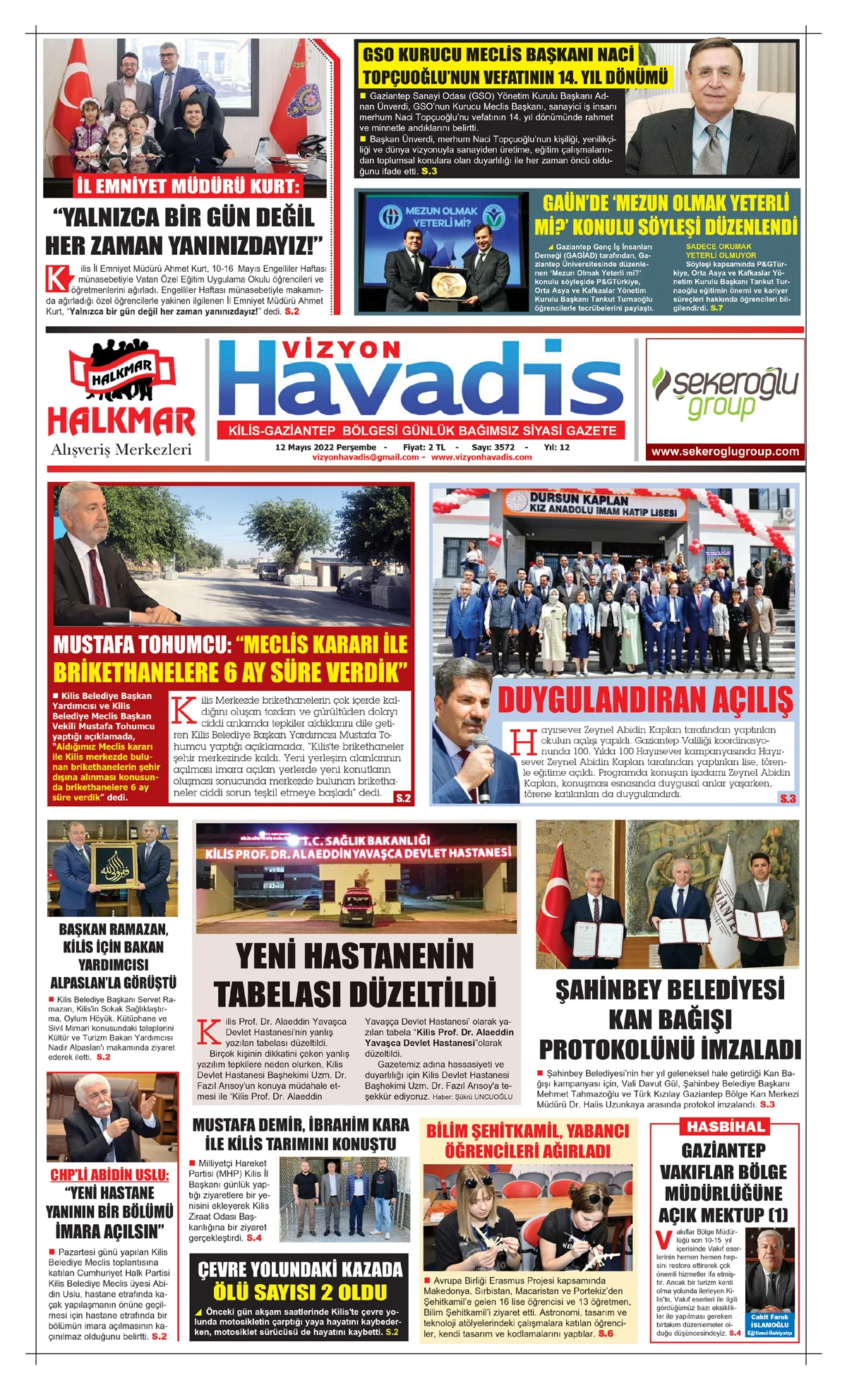 12.05.2022 E-GAZETE
