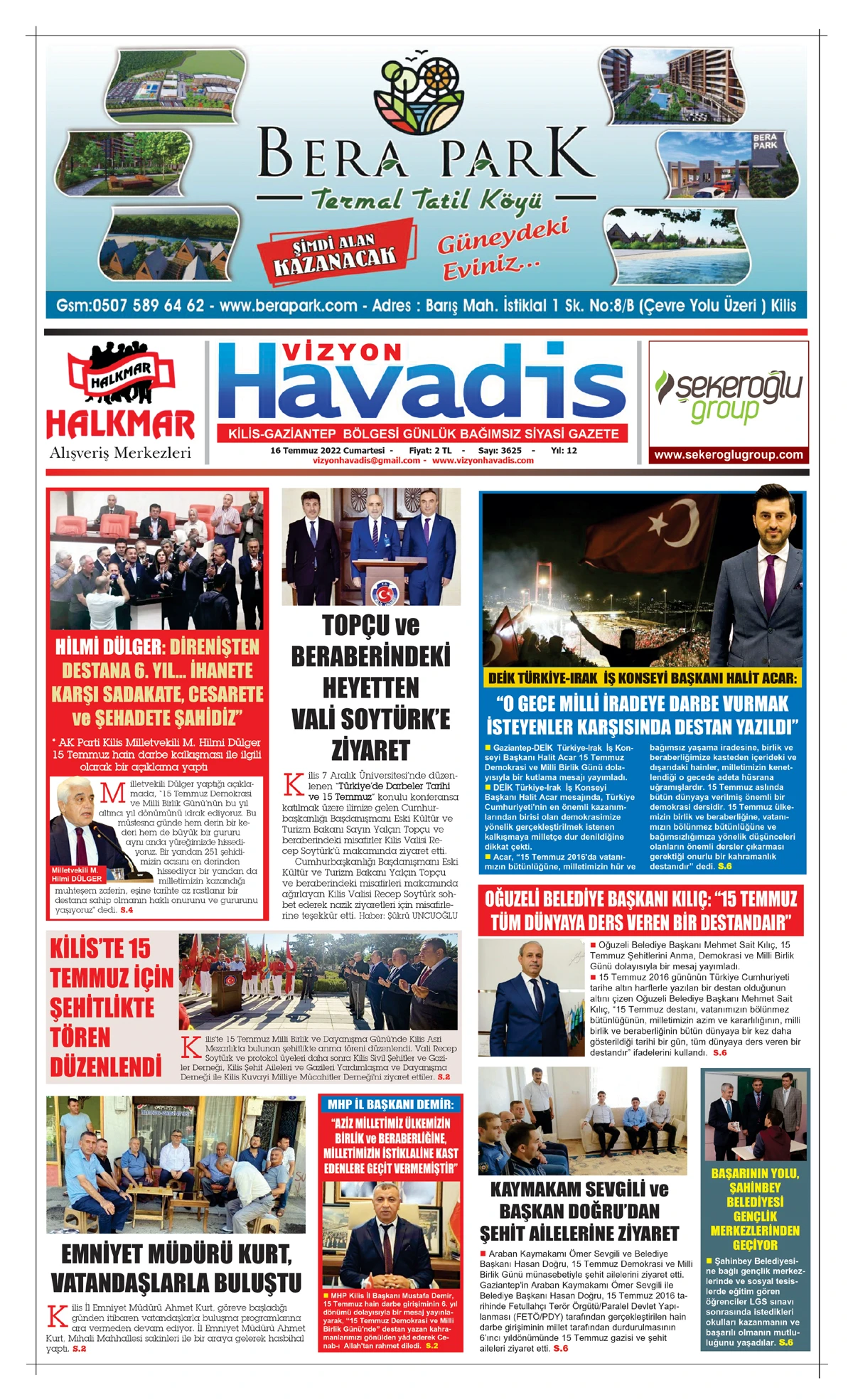 16.07.2022 E-GAZETE