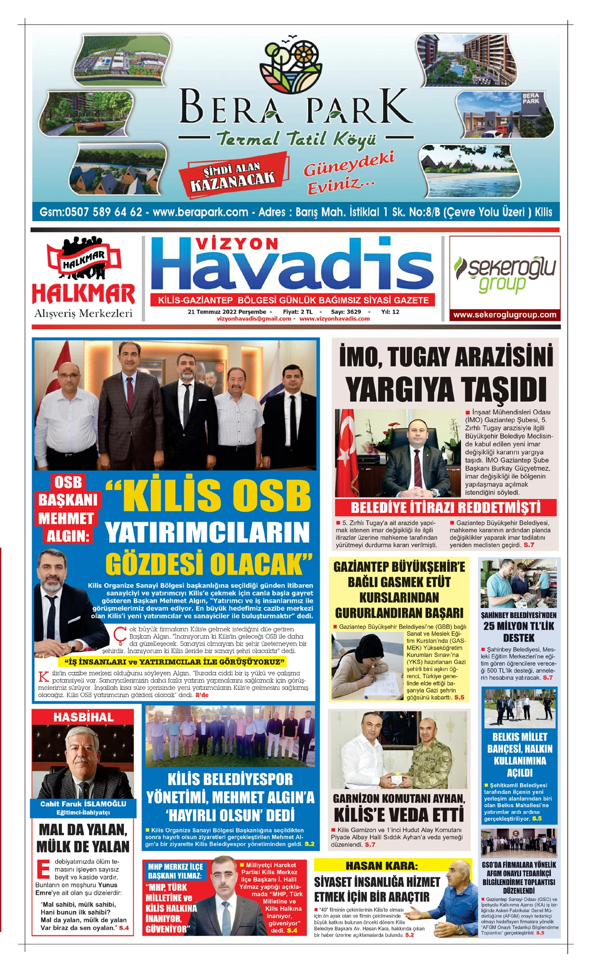 21.07.2022 E-GAZETE