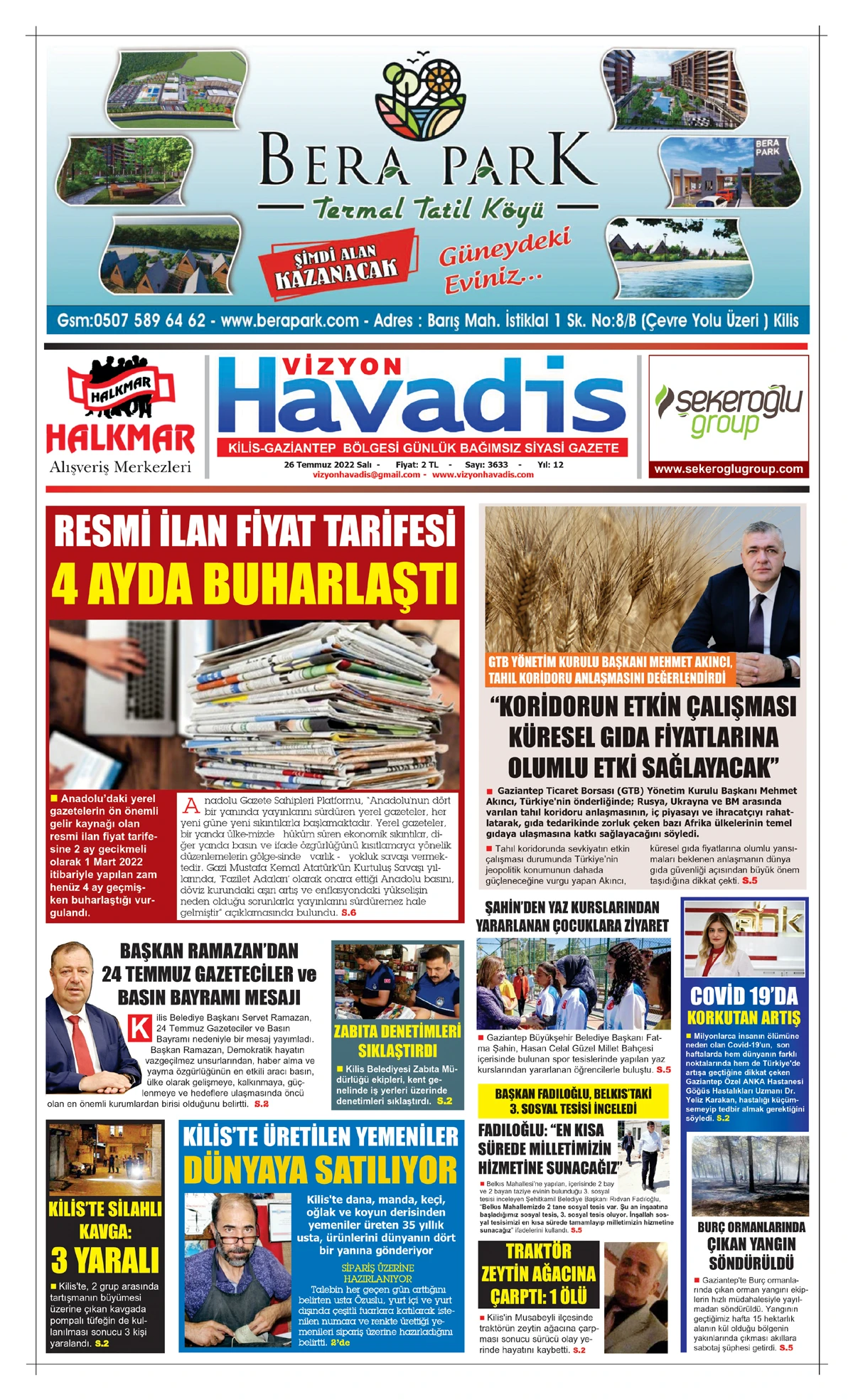 26.07.2022 E-GAZETE