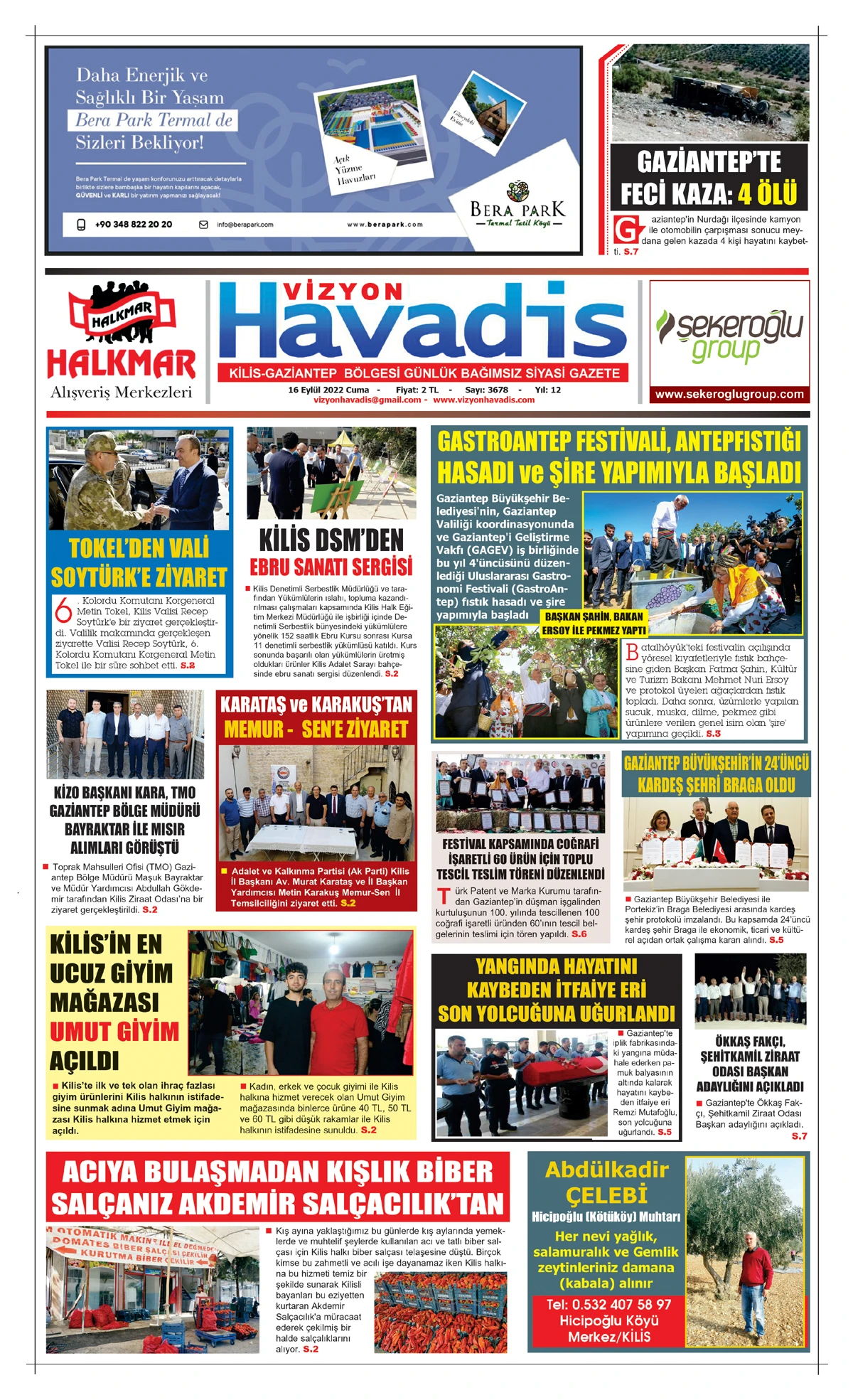 16.09.2022 E-GAZETE