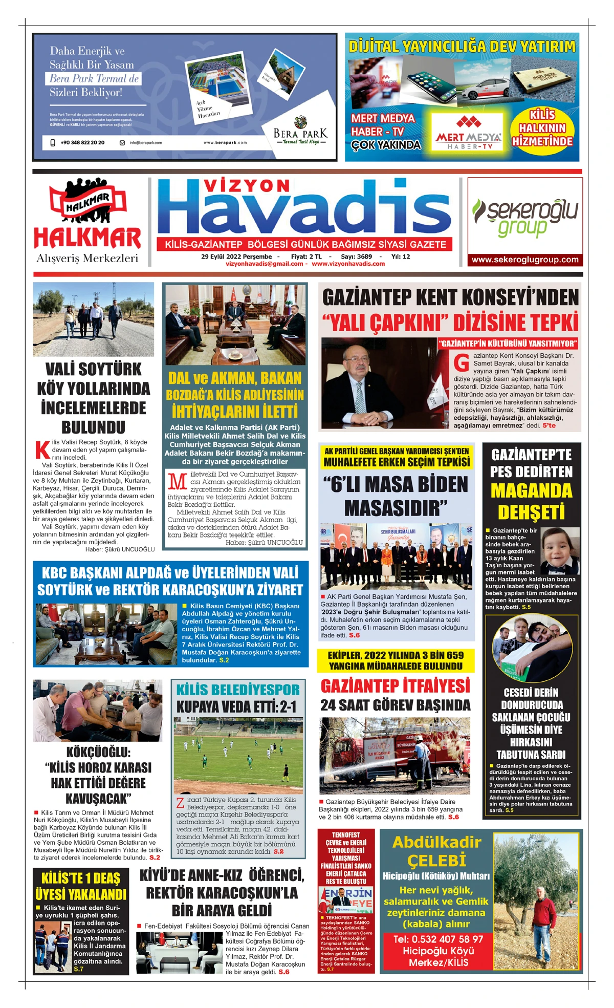 29.09.2022 E-GAZETE