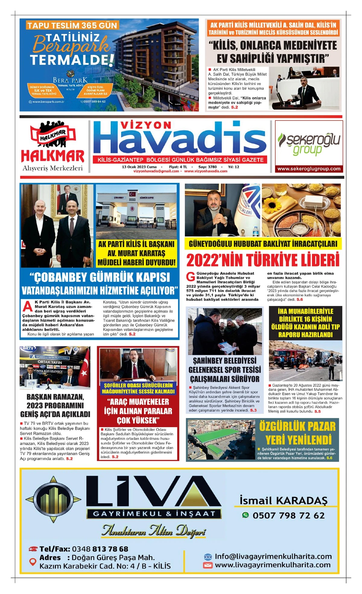 13.01.2023 E-GAZETE