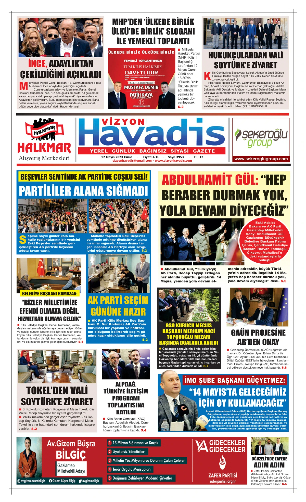 12.05.2023 E-GAZETE