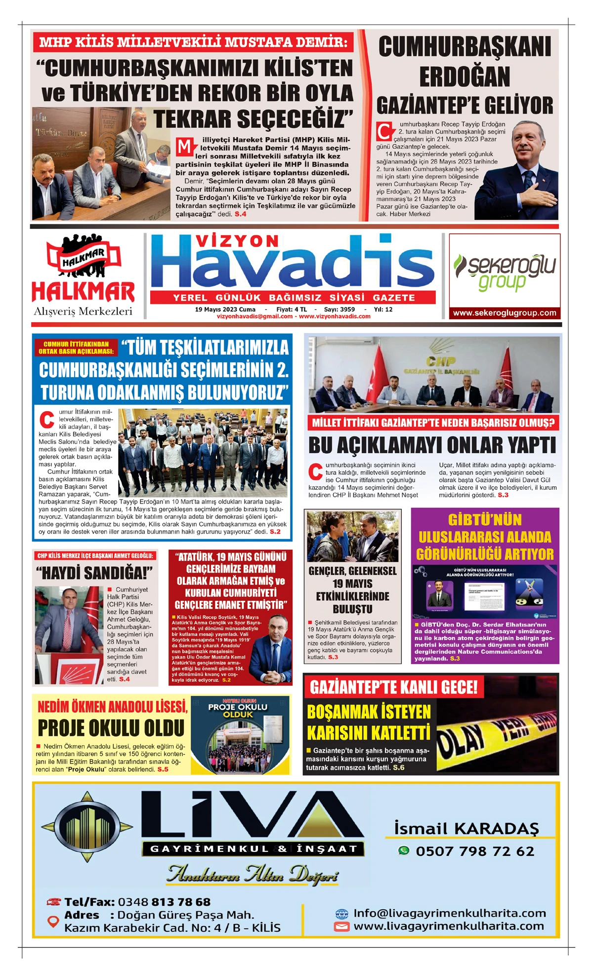 19.05.2023 E-GAZETE