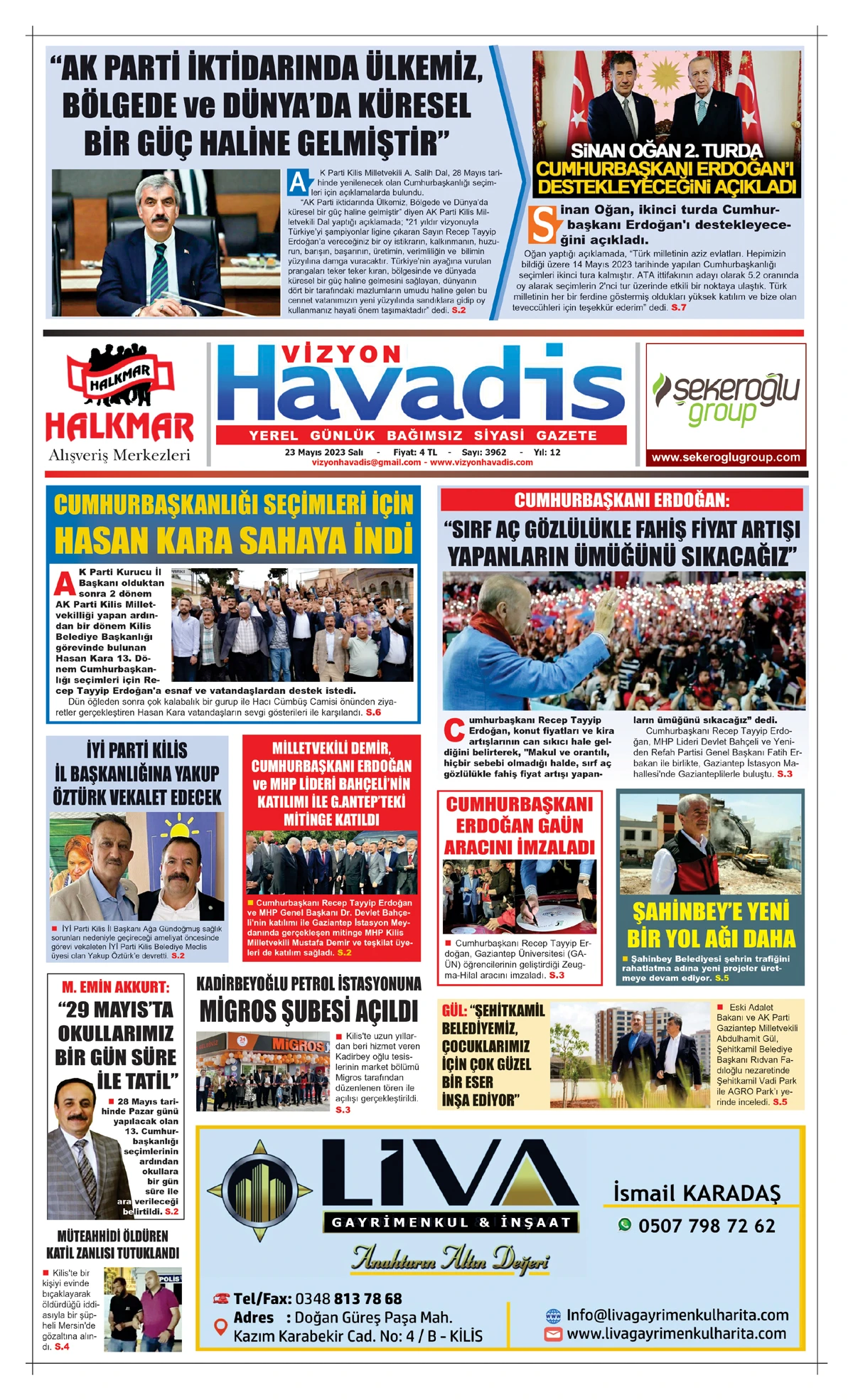 23.05.2023 E-GAZETE