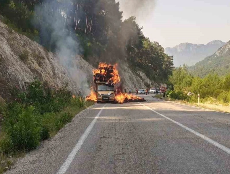 Tır yangını