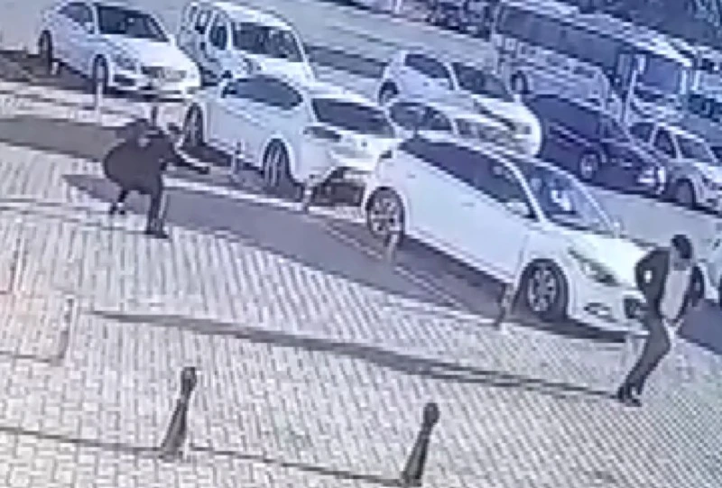 Tetikçinin otobüs firması sahibine silahlı saldırısı kamerada, kilis kent haber