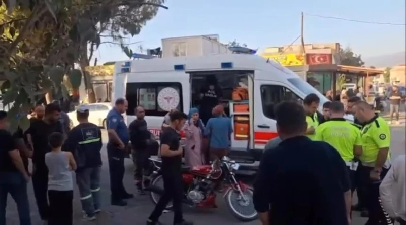 Feci motosiklet kazası: Sürücü savrulup yaşlı çiftin üzerine düştü, kilis kent haber, asayiş