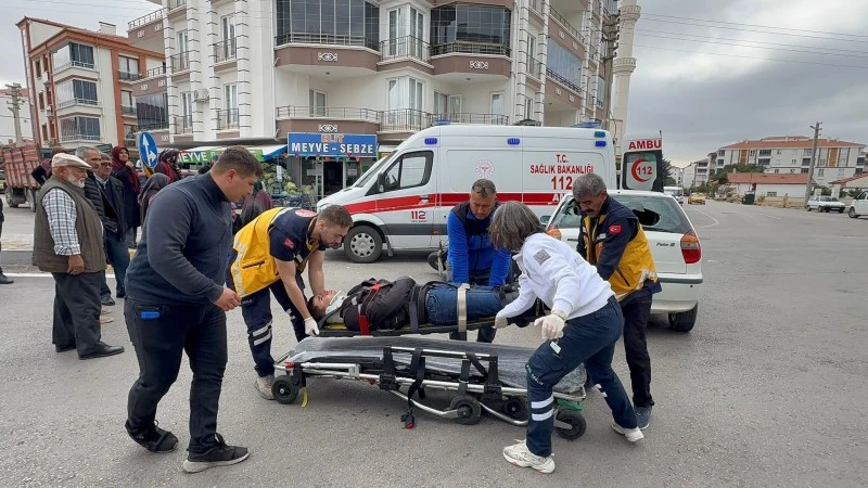 Motosiklet ile otomobil çarpıştı: 1 yaralı, kilis kent haber, olay yeri
