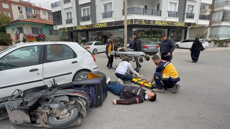 Motosiklet ile otomobil çarpıştı: 1 yaralı, kilis kent haber, olay yeri