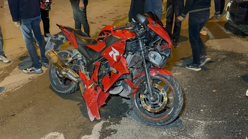 Motosiklet ile Otomobil Kafa Kafaya Geldi, kils kent haber, asayiş