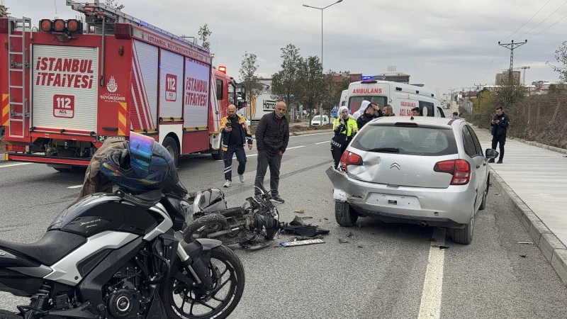 Motosiklet üzerinde tartışma kazayla bitti: 2 yaralı, kilis kent haber, asayiş