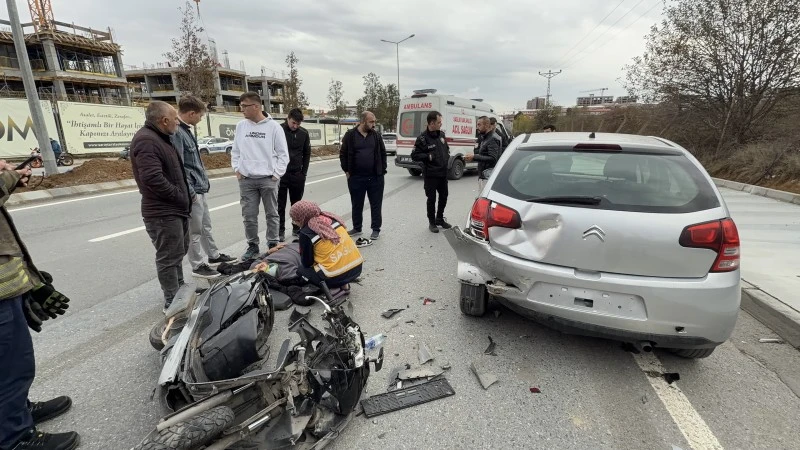 Motosiklet üzerinde tartışma kazayla bitti: 2 yaralı, kilis kent haber, asayiş