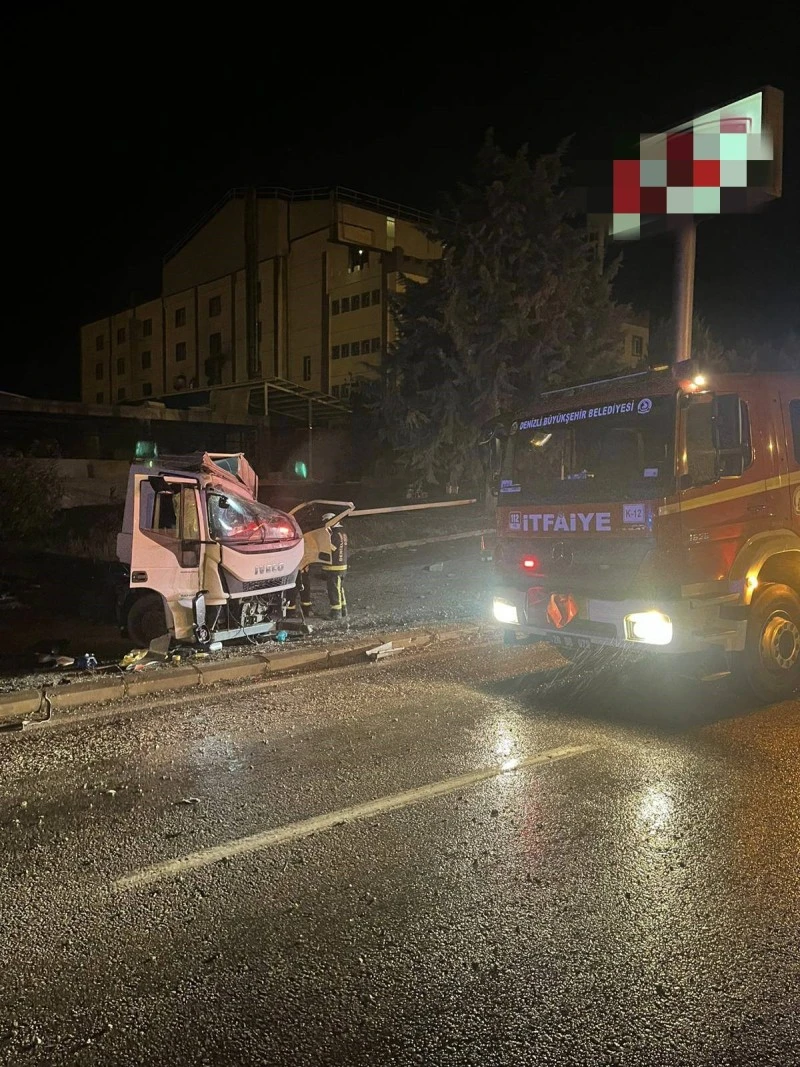 Yağışta kamyonet takla attı!!, kilis kent haber, asayiş