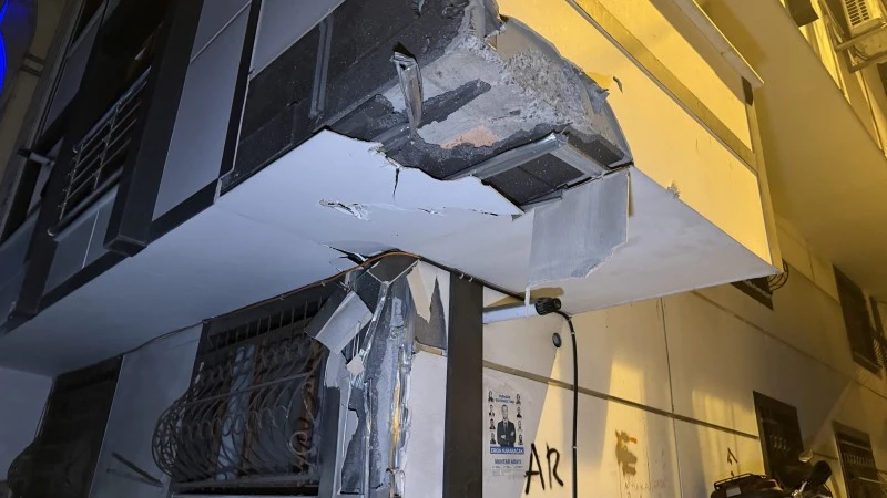 Ara sokağa dalan vinç ortalığı savaş alanına çevirdi, kilis kent haber, vinç kazası