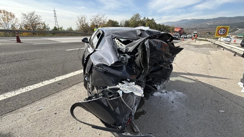 TEM’in Bolu geçişinde feci kaza: 1 ölü, 4 yaralı, kilis kent haber, asayiş
