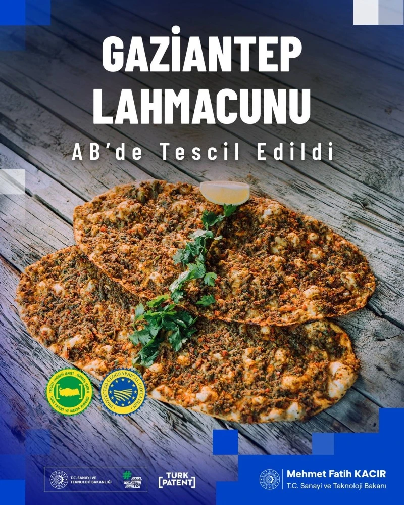 Gaziantep Lahmacunu, Hatay Kaytaz Böreği, AB coğrafi işaret, kilis kent haber, gaziantep lahmacunu