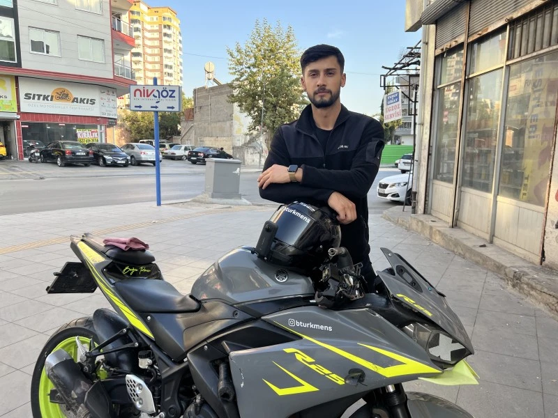 Peş peşe kaza geçirdi; motor tutkusundan dönmedi, kilis kent haber, asayiş