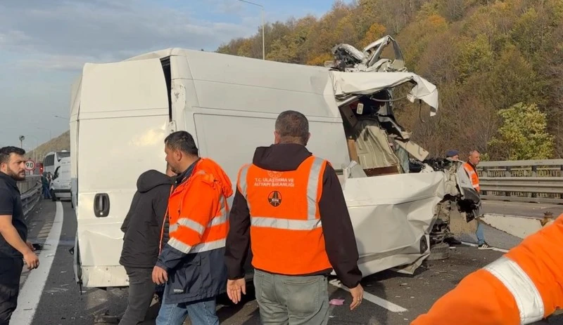 TEM’in Bolu geçişinde zincirleme kaza: 1 yaralı, kilis kent haber, asayiş