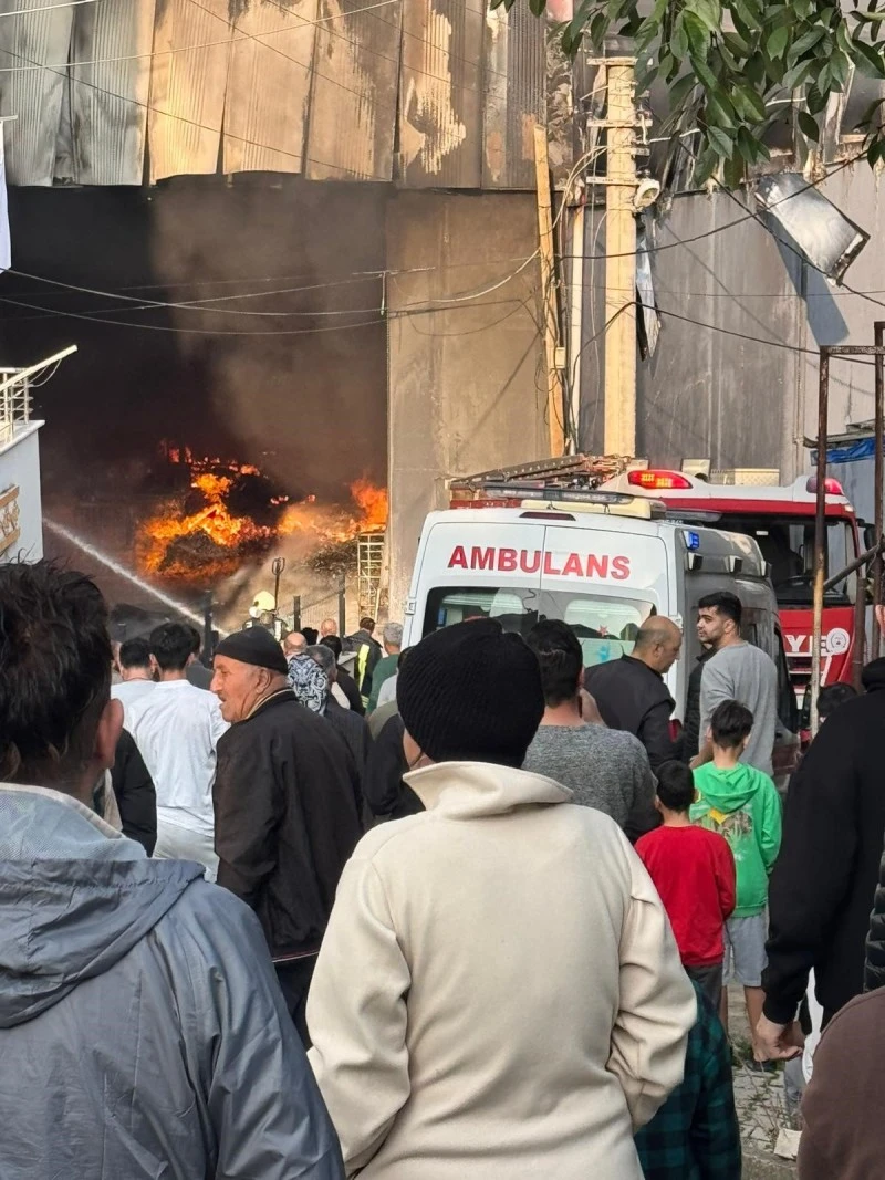 Parfüm fabrikasında korkunç yangın: 6 ölü, 1 yaralı, kilis kent haber, yangın