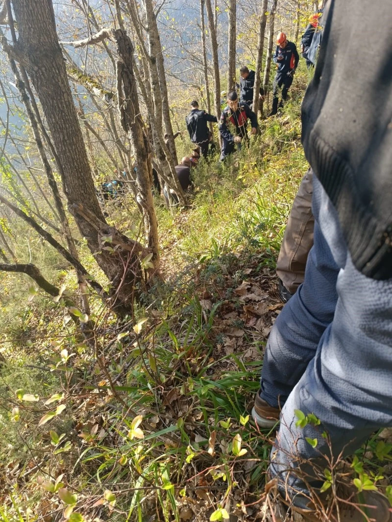 Kastamonu’nun Bozkurt ilçesinde 9 gündür kayıp olarak aranan Huriye Helvacı’nın cesedi, kuzgunların hareketini izleyen vatandaşlarca bulundu.