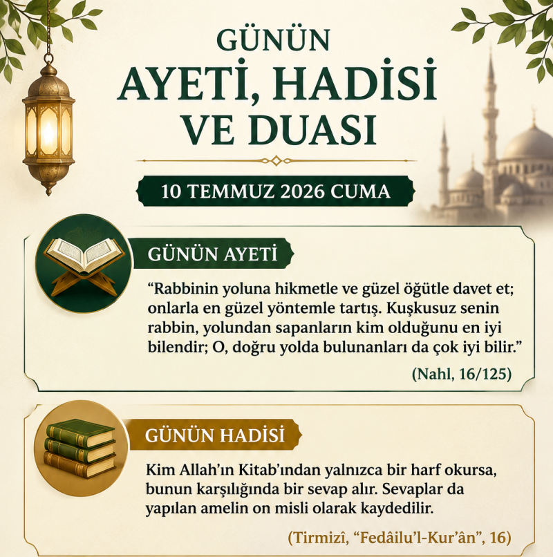 günün ayeti