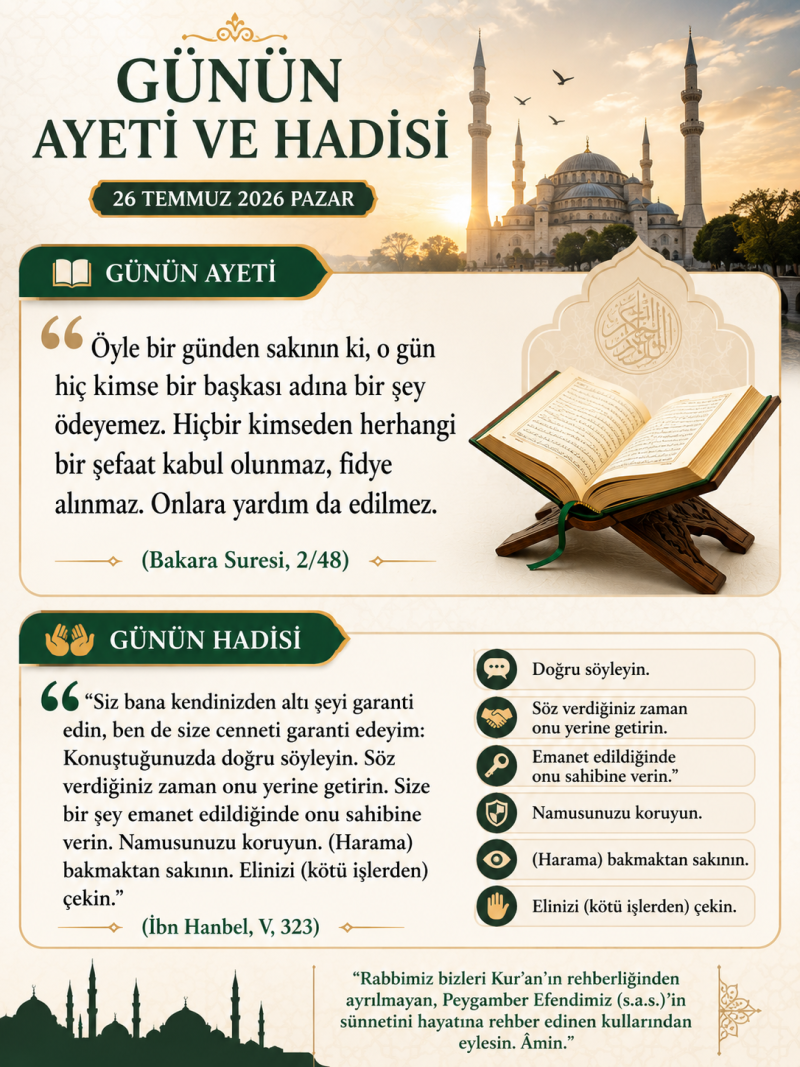 Günün ayeti