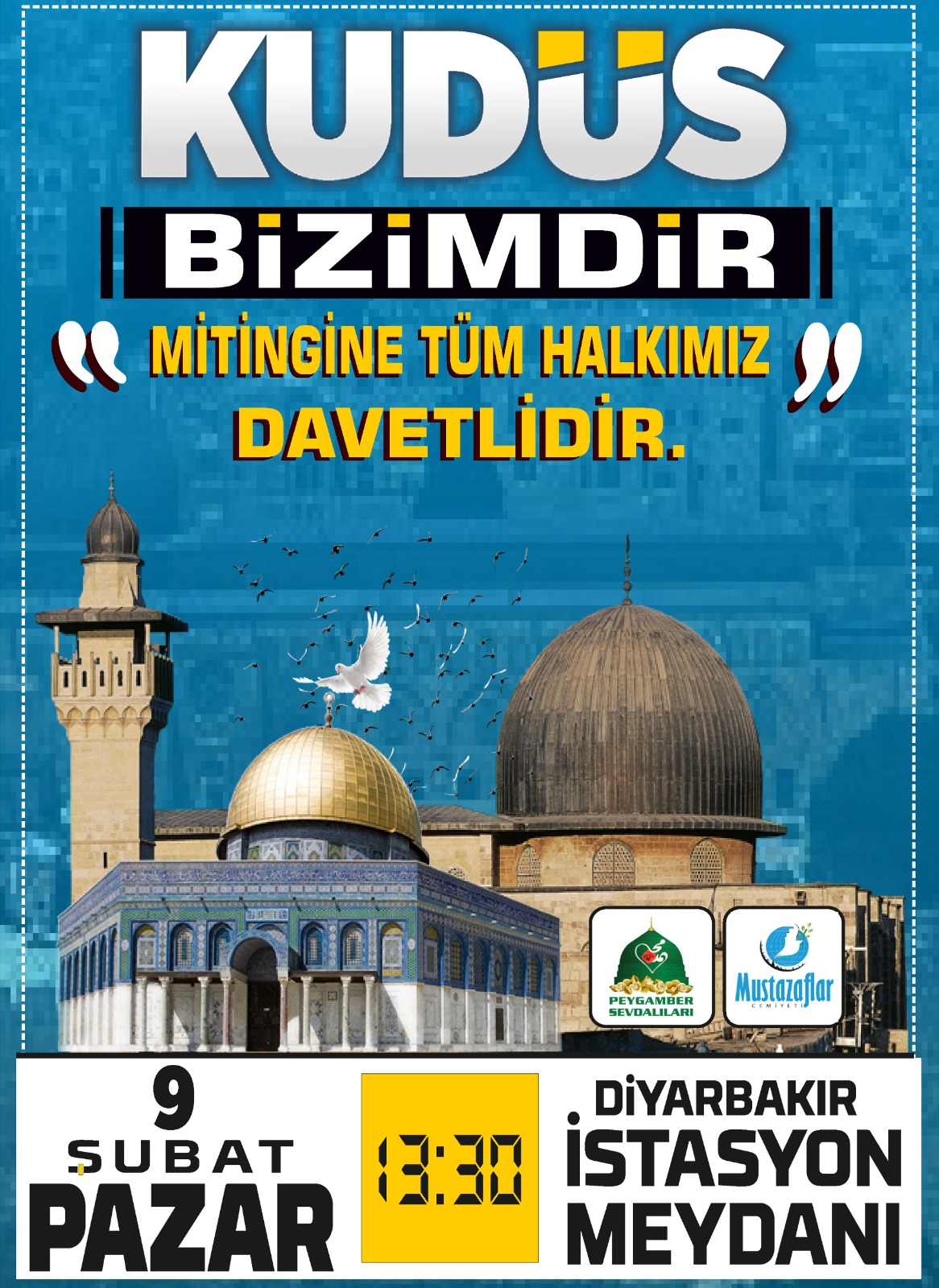 HÜDAPAR KİLİS İL BAŞKANI ALİ KİRİŞ'TEN MİTİNGE DAVET ÇAĞRISI