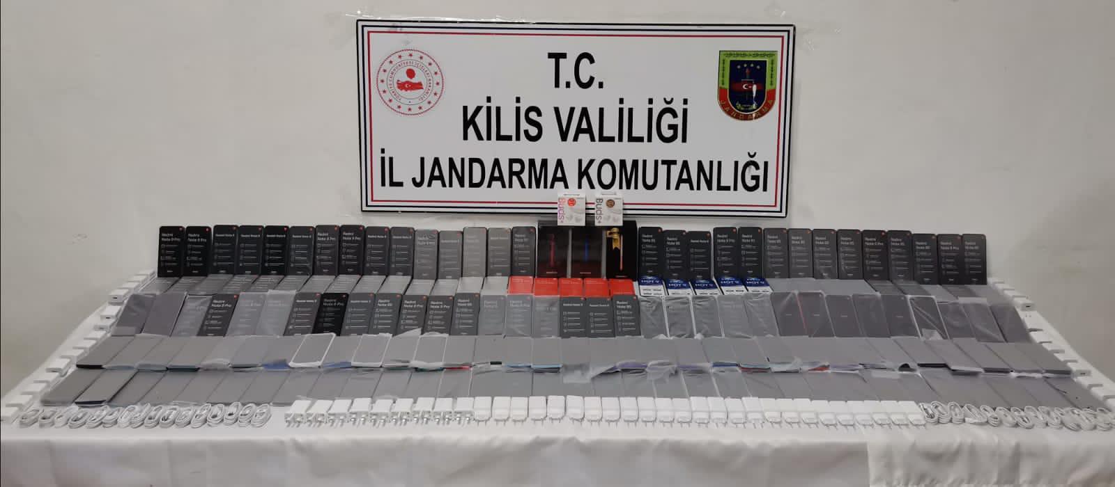 PİYASA DEĞERİ 720 BİN LİRA OLAN 201 ADET KAÇAK CEP TELEFONU ELE GEÇİRİLDİ