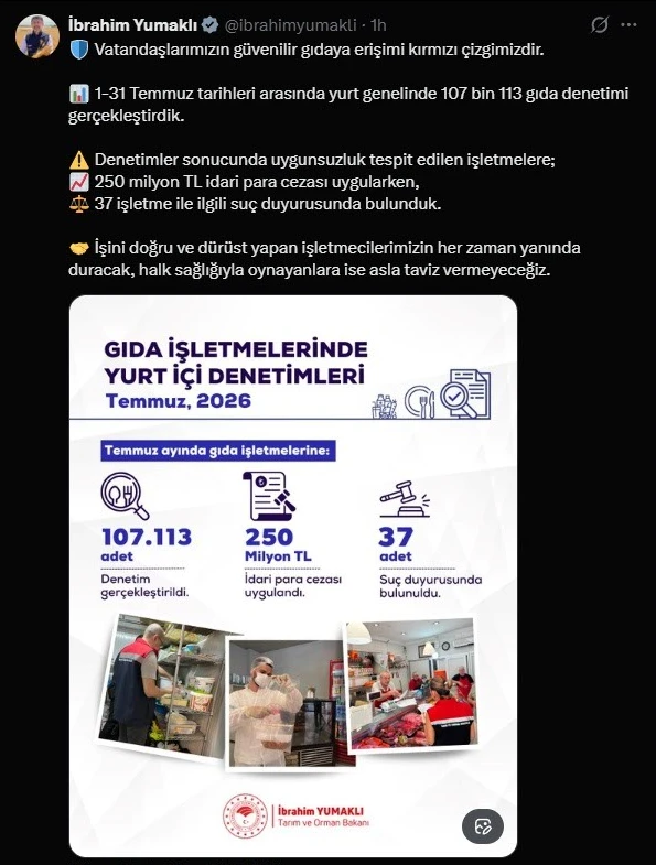 Bakan Yumaklı A&ccedil;ıkladı: 250 Milyon TL Ceza ve 37 Su&ccedil; Duyurusu