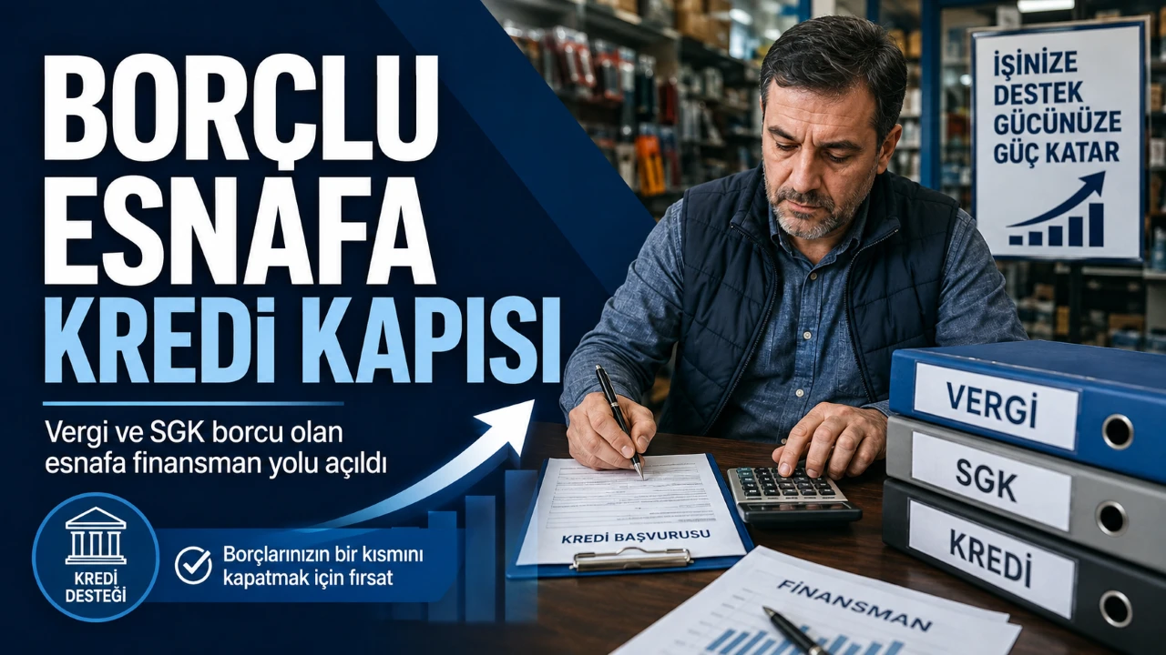 Borcu Olan Esnafa Kredi Kapısı A&ccedil;ıldı