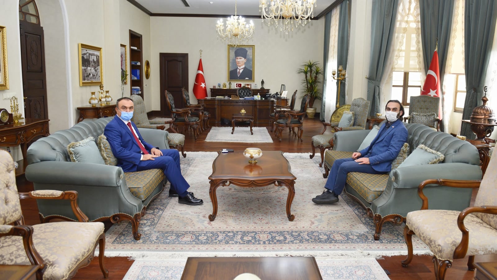 ÇAĞLAR'DAN, VALİ SOYTÜRK'E ZİYARET