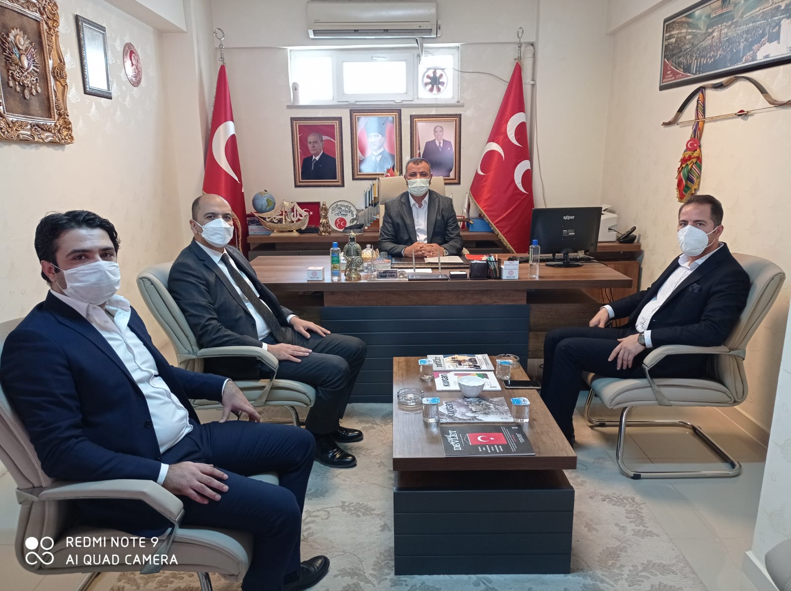 KARATAŞ, KONGRE DAVETİNE MHP'DEN BAŞLADI