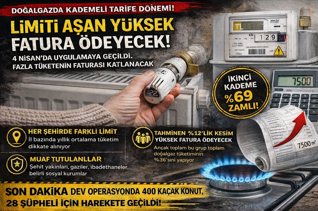 Doğalgazda yeni d&ouml;nem: Limiti aşan daha pahalı &ouml;deyecek